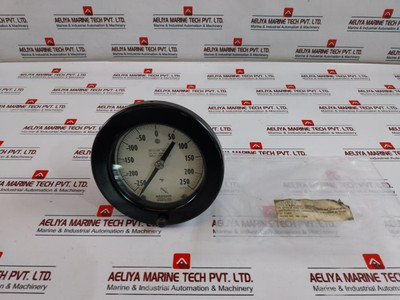 Ashcroft Receiver Gauge Bronze Tube Brass Socket -250 To 0 To 250°F - New