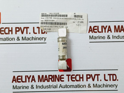 Siemens 3Nw Ns6 Alow Voltage Hrc Fuse Bs 415Vac 80Ka - New Siemens 3Nw Ns6 Alow Voltage Hrc Fuse Bs 415Vac 80Ka - New