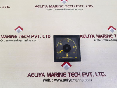 Deif 100 kw meter, 0 to 36, available power 21056/2, 0-10 v Deif 100 kw meter, 0 to 36, available power 21056/2, 0-10 v