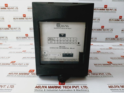 Basler Electric Be1-87G Generator Differential Relay - Used Basler Electric Be1-87G Generator Differential Relay - Used
