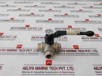 Cw617N Pn40 3-way Ball Valve Rotatable Handle Marinfloc Backflush
