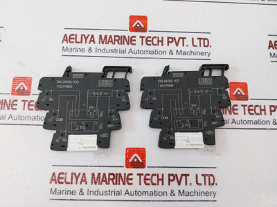 Lot Of 6X Weidmuller Trs 24Vdc 1Co Relay