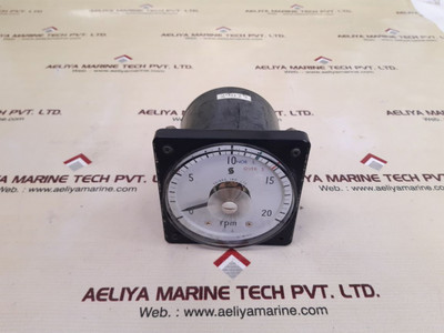 Toyo keiki dvf-11 x100 0-20 rpm meter by shinko ind. ltd. Toyo keiki dvf-11 x100 0-20 rpm meter by shinko ind. ltd.