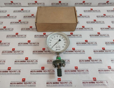 General Mfdapg23432 Bspg-v-u Ss316 + Ptfe Bourdon Gauge - New General Mfdapg23432 Bspg-v-u Ss316 + Ptfe Bourdon Gauge - New