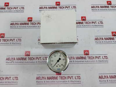 Wika 0-100 Bar Pressure Gauge Cb Bh Aa - Used Wika 0-100 Bar Pressure Gauge Cb Bh Aa - Used