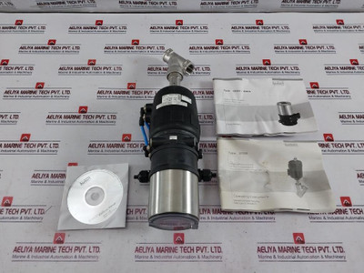 Burkert 2702 2/2-way Angle Seat Control Valve With 8692 Positioner 24V 16Bar