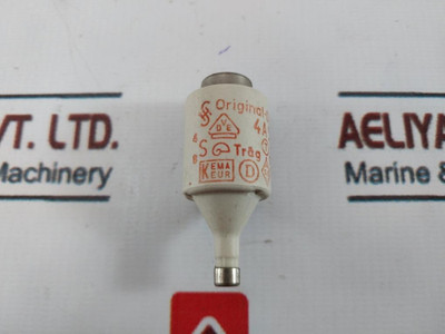 Lot Of 3X Siemens 4A 500V Original-diazed Melting Insert Bottle Fuse - New Lot Of 3X Siemens 4A 500V Original-diazed Melting Insert Bottle Fuse - New