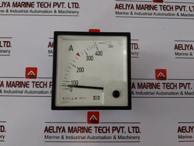 Deif Eq96 Ac Ammeter Moving-iron Quadratic Instrument 0-400 2 Times Overload - Used