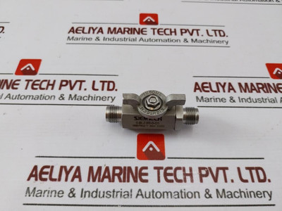 Siemtech 6-bl2-8S-0-o1 High-pressure Valve 1000 Psi, 8Mm, 316Ss, A2-70" - Used Siemtech 6-bl2-8S-0-o1 High-pressure Valve 1000 Psi, 8Mm, 316Ss, A2-70" - Used