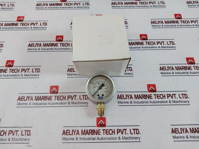 Filtec En 837-1 Pressure Gauge 0-16 Bar / 0-1.6 Mpa / 0-230 Psi - New