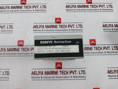 Diasys Netmation Fxsvl02C-8V-1K Servo Valve Interface Module - Used Diasys Netmation Fxsvl02C-8V-1K Servo Valve Interface Module - Used