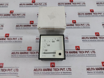Deif 0-800V Voltage Meter Rotary Instrument  Eq96-x - Used Deif 0-800V Voltage Meter Rotary Instrument  Eq96-x - Used
