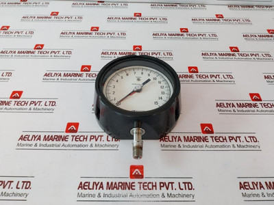 Weksler Instruments Gr2-8A-3S 0-15 Psig Stainless Steel Gauge 45-0/15 - Used