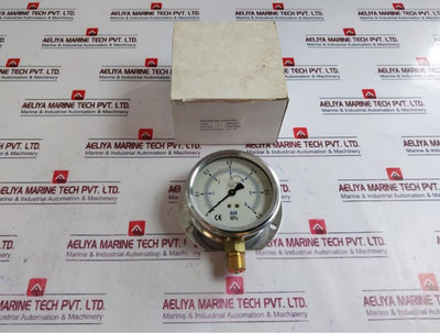 Econosto Pressure Gauges 0-6 Bar, 100Mm 762.11.01.162, 1/2” Pf - New Econosto Pressure Gauges 0-6 Bar, 100Mm 762.11.01.162, 1/2” Pf - New