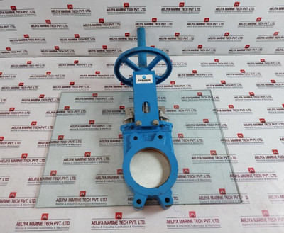 Orbinox Ex04 Knife Gate Valve Dn125 With Handwheel Actuator Gjl250 - New Orbinox Ex04 Knife Gate Valve Dn125 With Handwheel Actuator Gjl250 - New