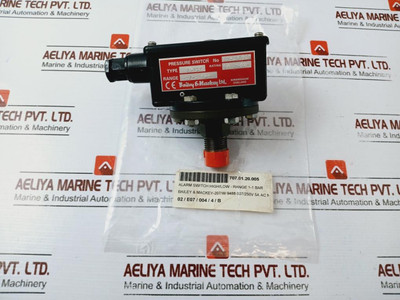 Bailey & Mackey 207Ce Pressure Switch -1/+1 Bar 5A 250V - New Bailey & Mackey 207Ce Pressure Switch -1/+1 Bar 5A 250V - New