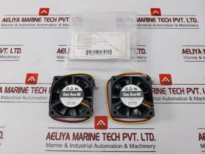Lot Of 2X Sanyo Denki 109P0612S7D01 San Ace 60 Cooling Fan Dc 12V