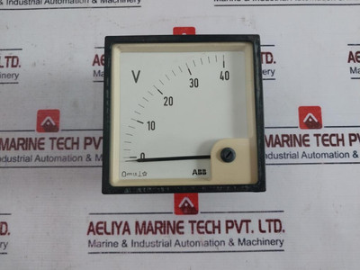 Abb 0-40 V Analog Voltmeter - Used Abb 0-40 V Analog Voltmeter - Used