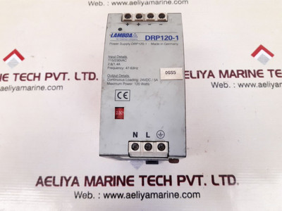 Lambda drp120-1 power supply - Input & output details - Germany Lambda drp120-1 power supply - Input & output details - Germany