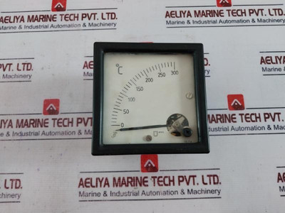 Je M792Dcg013 Analog Panel Meter Temperature Measurement 0-300°C - Used Je M792Dcg013 Analog Panel Meter Temperature Measurement 0-300°C - Used