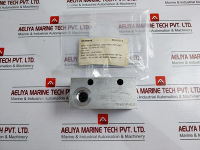 Eaton B6584 Flow Control Valves Bd202075 05/24/14R-43-3 - New Eaton B6584 Flow Control Valves Bd202075 05/24/14R-43-3 - New