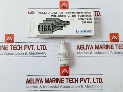 Lot Of 8X Lindner 597.016 Fuse Links 16A 500V Full Protection