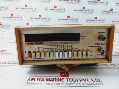 Bk Precision 1851 520Mhz Frequency Counter 10 Mhz-520 Mhz 5 Vrms Max - Used