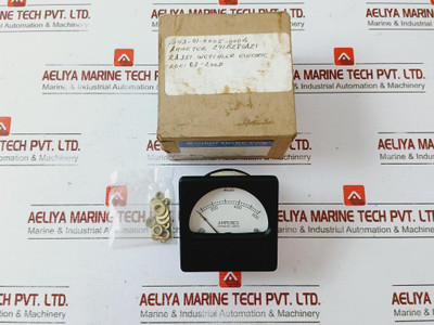 Weschler Electric 291B280A21 Panel Gauge 0-600 Ac Ammeter