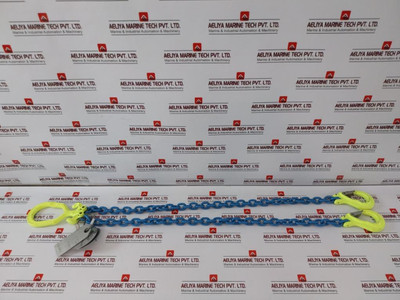 Gunnebo Egkn-6-10 Chain Sling, 6Mm X 1000Mm, 2.12 T Working Load Limit - Used Gunnebo Egkn-6-10 Chain Sling, 6Mm X 1000Mm, 2.12 T Working Load Limit - Used