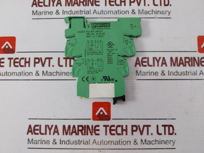 Lot Of 2X Phoenix Contact Plc-bpt-24Dc/21 Relay Base With Relay 2961105 24Vdc 250Vac/6A