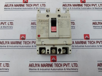 Mitsubishi Electric Nf 125-cw No-fuse Breaker 3 Pole 50/60Hz 600V 8 Kv - Used Mitsubishi Electric Nf 125-cw No-fuse Breaker 3 Pole 50/60Hz 600V 8 Kv - Used