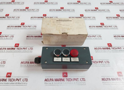 Saacke 2-7920-132351 Local Control Switch Box 3 Pushbutton Station 1706512 - New