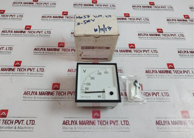 Automatic Electric 0-500V Analog Voltmeter