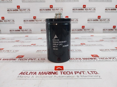 Epcos B43456-s9228-m11 Screw Terminal Capacitor 400V 25/085/56 - Used Epcos B43456-s9228-m11 Screw Terminal Capacitor 400V 25/085/56 - Used