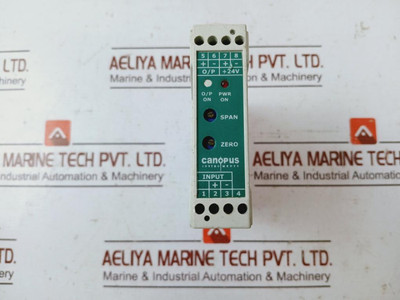 Canopus Cid-vi-2D-1010-42-3P Signal Isolator 4-20Ma Dc 24V - Used Canopus Cid-vi-2D-1010-42-3P Signal Isolator 4-20Ma Dc 24V - Used