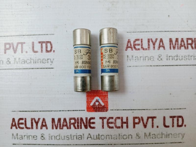 Lot Of 2X Sam Boo Sc-2 Fast Acting Cartridge Fuse 3A 500V Bsn0427-el001 - Used Lot Of 2X Sam Boo Sc-2 Fast Acting Cartridge Fuse 3A 500V Bsn0427-el001 - Used