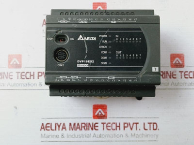 Delta Dvp16Es200T Programmable Logic Controller 100-240Vac 50/60Hz 30Va Max - Used Delta Dvp16Es200T Programmable Logic Controller 100-240Vac 50/60Hz 30Va Max - Used