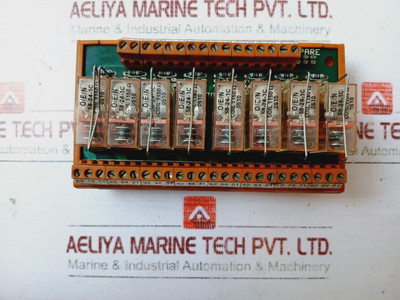 Econix Rmir 126 Din Rail Mounted 8 Channel Relay Interface Module - Used Econix Rmir 126 Din Rail Mounted 8 Channel Relay Interface Module - Used