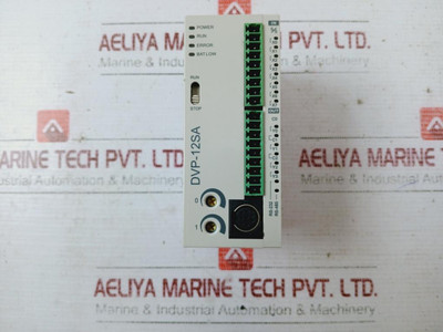 Delta Dvp12Sa11R Programmable Logic Controller Module V1.60 24Vdc 3.5W - Used Delta Dvp12Sa11R Programmable Logic Controller Module V1.60 24Vdc 3.5W - Used