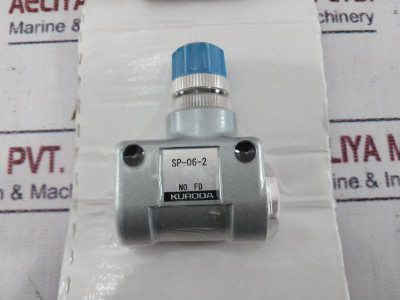 Kuroda Sp-06-2 Pneumatic Flow Control Valve, 14O-17Z-006