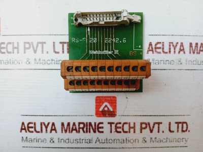 Weidmuller Rs-f 20 Interface Terminal Block Gsed 5 250V~Gr.C - Used Weidmuller Rs-f 20 Interface Terminal Block Gsed 5 250V~Gr.C - Used