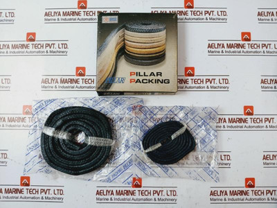 Pillar 6501L Carbonized Fiber Square Braid Packing 3.0Mm Set - New