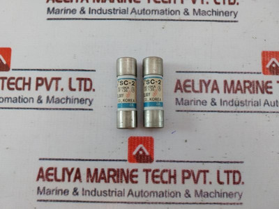Lot Of 2X Sbf Sc-2 Cartridge Fuse 2A Ac500V/Dc250V - Used