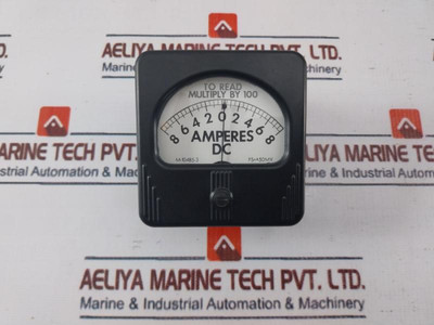 Simpson M-10485-3 Lincoln Panel Meter 8-0-8 Amperes Dc - New Simpson M-10485-3 Lincoln Panel Meter 8-0-8 Amperes Dc - New