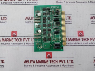 Musasino M-7814B Ballast Tank Level Gauge Pcb Card 4.1208 - Used Musasino M-7814B Ballast Tank Level Gauge Pcb Card 4.1208 - Used