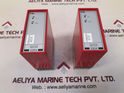 Pr Electronics 2204X2 Isolation Amplifier Module - Specifications Pr Electronics 2204X2 Isolation Amplifier Module - Specifications