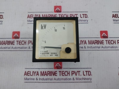 Meco I.S.1248 Voltmeter 0-15 Kv 11Kv/110V 1269/5 - Used