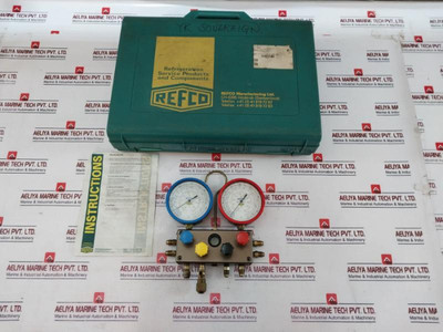 Refco 4-way Electronic Manifold Case, -1 To +30 Bar - Used