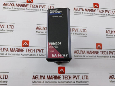 Foxboro Invensys Fbm201 Channel Isolated Module 8 Input 0-20Ma P0914Sq 24Vdc 8W - Used