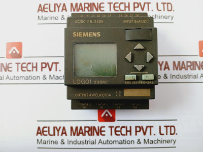 Siemens 6Ed1 052-1Fb00-0Ba5 Logo! 230Rc Display Logic Module Dc24V 8A/Ac